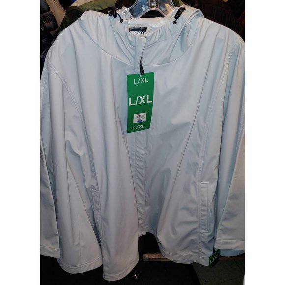 32 DEGREES Women Hooded Stylish Waterproof Durable Rain Poncho-- Gray - Picture 6 of 9